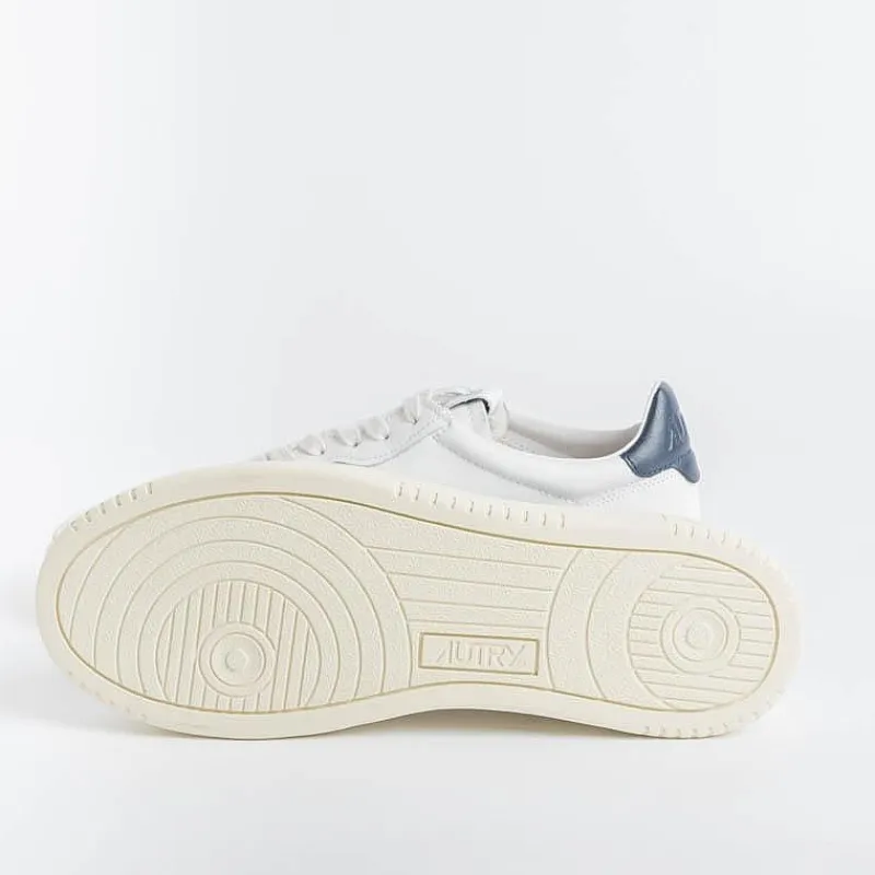 AUTRY - Collezione uomo Autry Sneakers Aulm Ll12 - Low Man All Leat - Bianco/ Blu<Collezione Scarpe Uomo Sneakers
