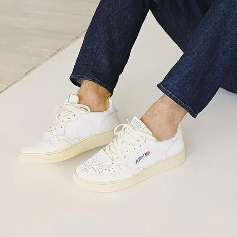 AUTRY - Collezione uomo Autry Sneakers Aulm Ll15 - Low Man All Leat - Bianco<Collezione Scarpe Uomo Sneakers