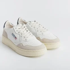 AUTRY - Collezione uomo Autry Sneakers Aulm Ls28 - Low Man All Leat/Suede - Bianco Blu<Collezione Scarpe Uomo Sneakers