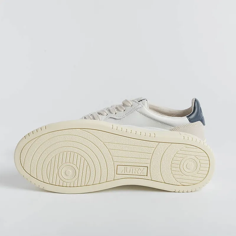 AUTRY - Collezione uomo Autry Sneakers Aulm Ls28 - Low Man All Leat/Suede - Bianco Blu<Collezione Scarpe Uomo Sneakers