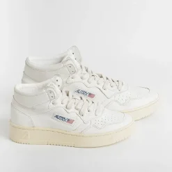 AUTRY - Collezione uomo Autry Sneakers Aumm Gg04 - Mid Man Goat - White<Collezione Scarpe Uomo Sneakers