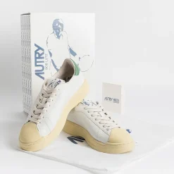 AUTRY - Collezione uomo Autry Sneakers Bllm Tc02 - Low Man Tc/Bob - Bianco/Verde<Collezione Scarpe Uomo Sneakers