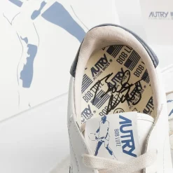 AUTRY - Collezione uomo Autry Sneakers Bllm Tc05 - Low Man Tc/Bob - Bianco/Blu<Collezione Scarpe Uomo Sneakers