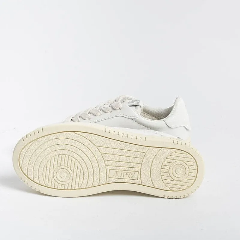 AUTRY - Collezione donna Autry -Sneakers Kdlk Ll15 - Low Kid - Leath/Leat - Bianco<Collezione Scarpe Donna Sneakers