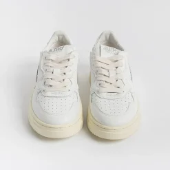 AUTRY - Collezione donna Autry -Sneakers Kulk Ll15 - Low Kid - Leath/Leat - Bianco Bianco<Collezione Scarpe Donna Sneakers