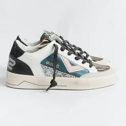 4B12 - Sneakers - Kyle D855 - Zebrato Petrolio<Collezione Scarpe Donna Sneakers