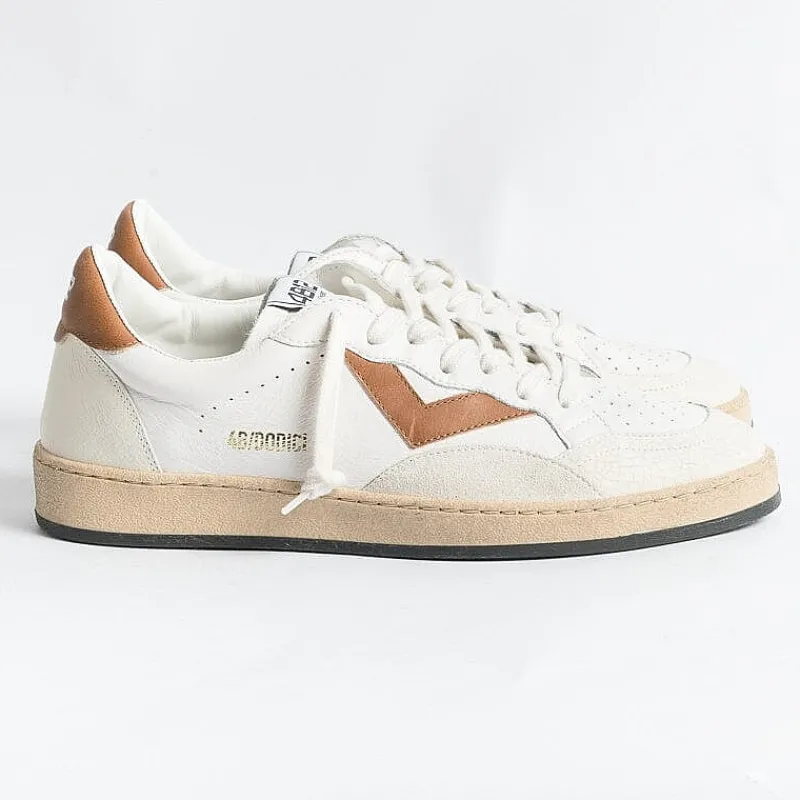 4B12 - COLLEZIONE UOMO 4B12 - Sneakers - Play U41 - Bianco Cuoio<Collezione Scarpe Uomo Sneakers