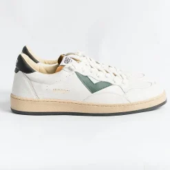 4B12 - COLLEZIONE UOMO 4B12 - Sneakers - Play U48 - Bianco Nero Verdone<Collezione Scarpe Uomo Sneakers