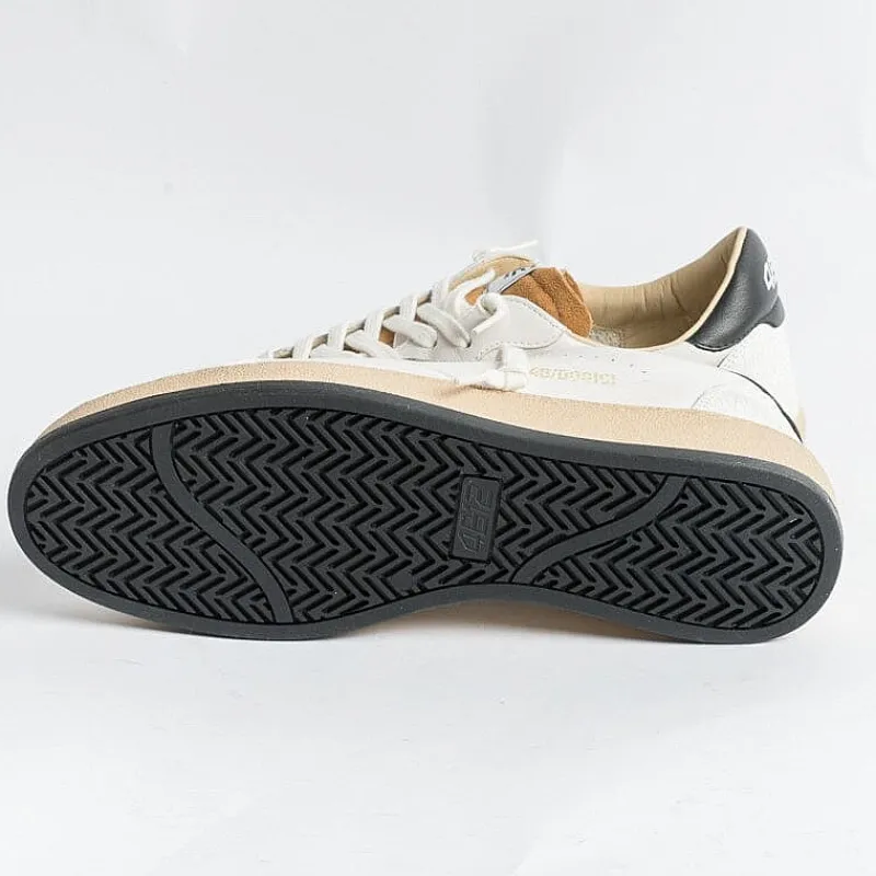 4B12 - COLLEZIONE UOMO 4B12 - Sneakers - Play U48 - Bianco Nero Verdone<Collezione Scarpe Uomo Sneakers