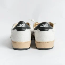 4B12 - COLLEZIONE UOMO 4B12 - Sneakers - Play U48 - Bianco Nero Verdone<Collezione Scarpe Uomo Sneakers