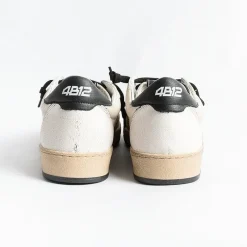 4B12 - COLLEZIONE UOMO 4B12 - Sneakers - Play U40 - Crema Nero<Collezione Scarpe Uomo Sneakers