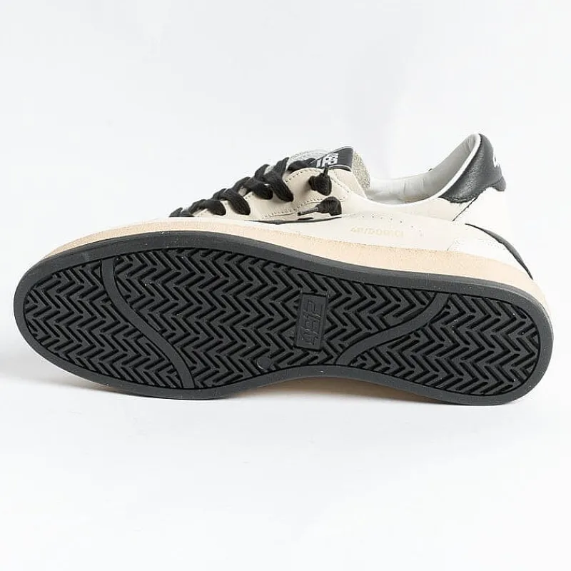 4B12 - COLLEZIONE UOMO 4B12 - Sneakers - Play U40 - Crema Nero<Collezione Scarpe Uomo Sneakers