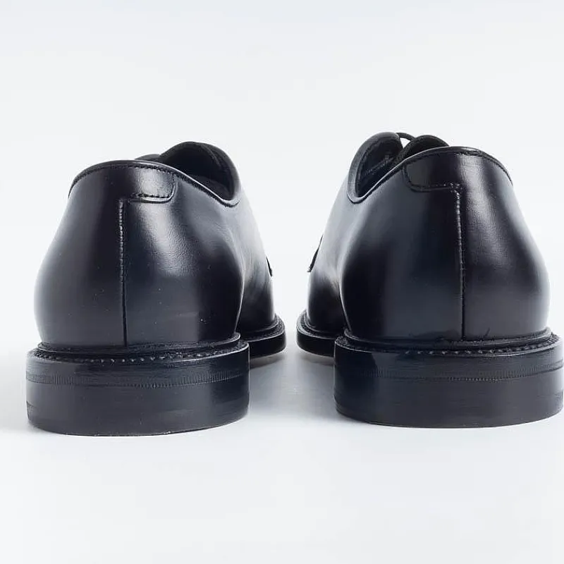 Berwick 1707 - 5137 - Derby - Cross Negro (Interno Sfoderato)<Collezione Scarpe Uomo Allacciate