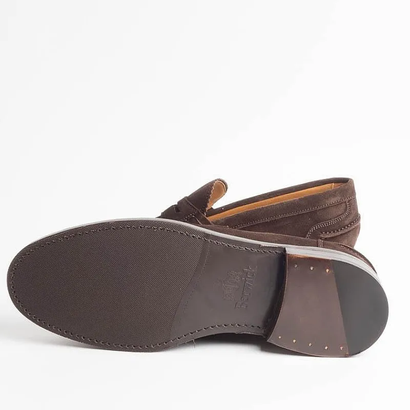 Berwick 1707 - 11053 - Mocassino - Camoscio Testa Di Moro<Collezione Scarpe Uomo Mocassini