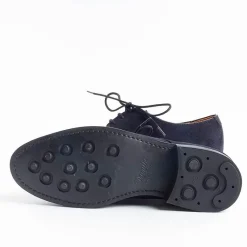 BERWICK 1707 - Collezione Donna Berwick 1707 - Allacciata 116 - Derby Liscio - Camoscio Blu<Collezione Scarpe Uomo Allacciate