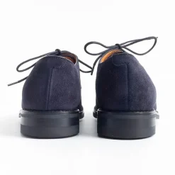 BERWICK 1707 - Collezione Donna Berwick 1707 - Allacciata 116 - Derby Liscio - Camoscio Blu<Collezione Scarpe Uomo Allacciate