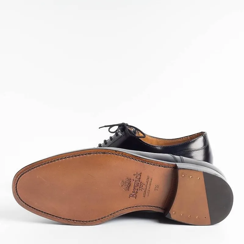 Berwick 1707 - Francesina - 4491 - Nero<Collezione Scarpe Uomo Cerimonia