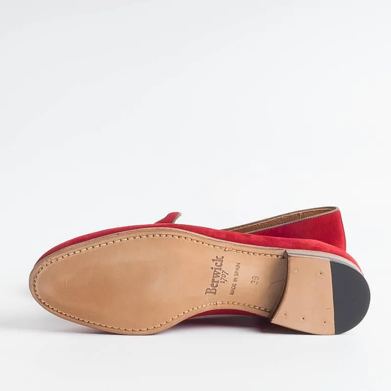 BERWICK 1707 - Collezione Donna Berwick 1707 - Mocassino Donna 170 - Camoscio Melograno<Collezione Scarpe Donna Mocassini