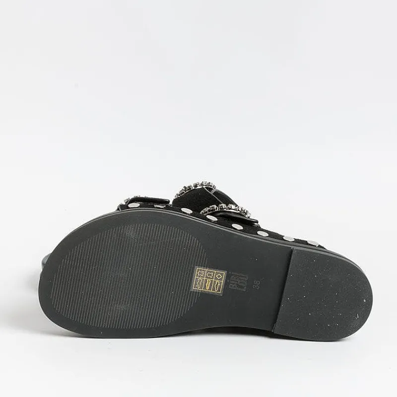 BIBI LOU - Sandali Bassi - 506Z Black<Collezione Scarpe Donna Sandali Bassi