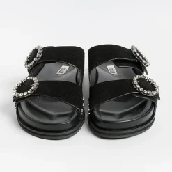 BIBI LOU - Sandali Bassi - 506Z Black<Collezione Scarpe Donna Sandali Bassi