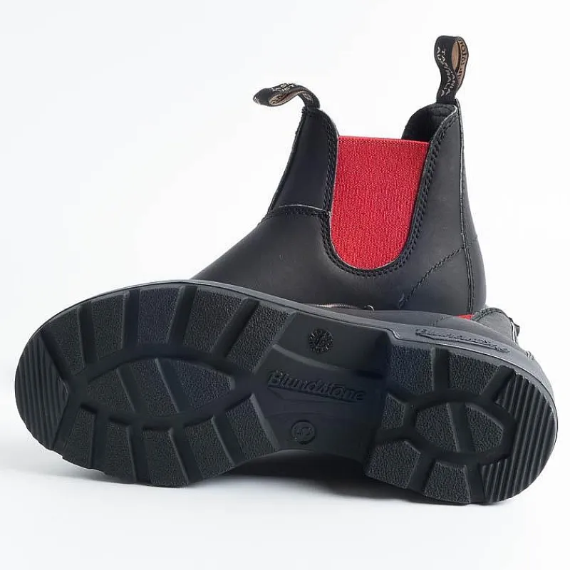 Blundstone - Stivaletto 508 - Voltan Black-Red<Collezione Scarpe Uomo Polacchi