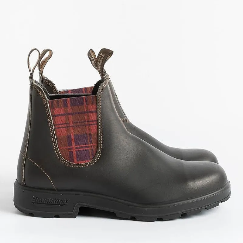 Blundstone - Stivaletto 2100 - Marrone Quadri Rosso<Collezione Scarpe Donna Stivaletti