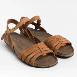 BOSABO - Sandali Bassi - 478 - Nocciola<Collezione Scarpe Donna Sandali Bassi