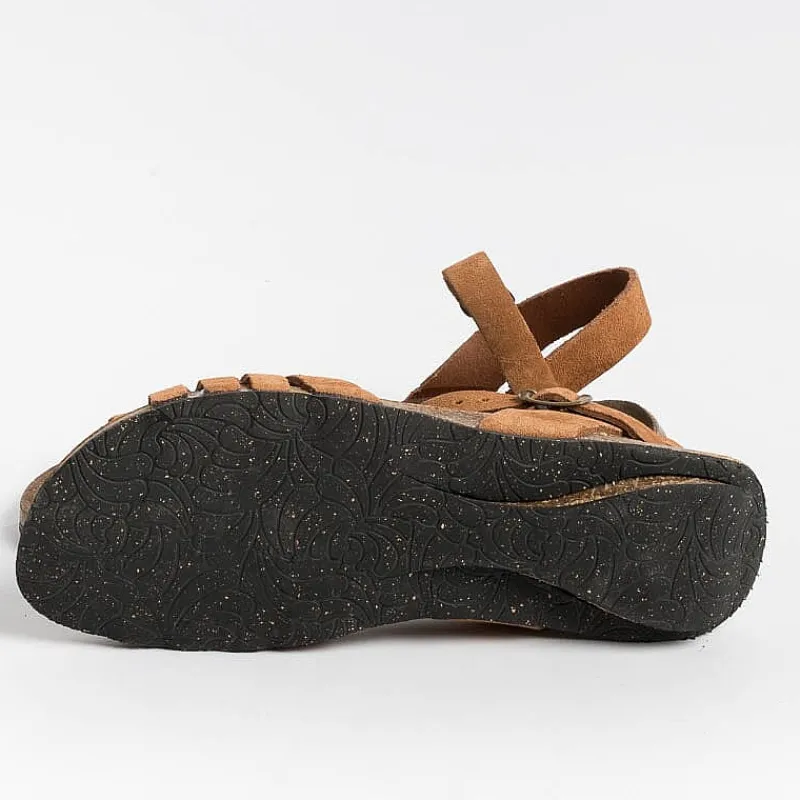BOSABO - Sandali Bassi - 478 - Nocciola<Collezione Scarpe Donna Sandali Bassi