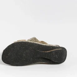 BOSABO - Sandali Bassi - 430 - Glitter Oro<Collezione Scarpe Donna Sandali Bassi