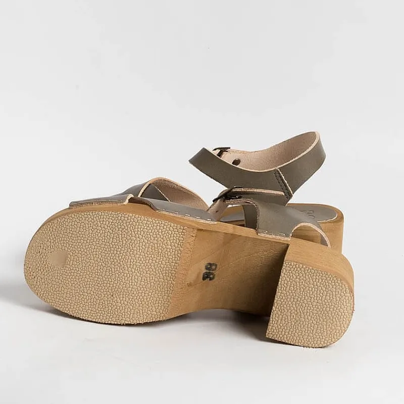 BOSABO - Sandali Con Tacco- 457 - Kaki<Collezione Scarpe Donna Sandali Con Tacco