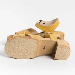BOSABO - Sandali Con Tacco - 457 - Ocra<Collezione Scarpe Donna Sandali Con Tacco