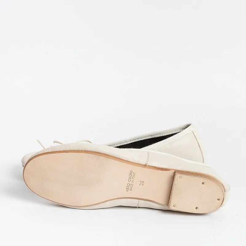BY A - Ballerina - 4111 - Nappa Gesso<Collezione Scarpe Donna Ballerine