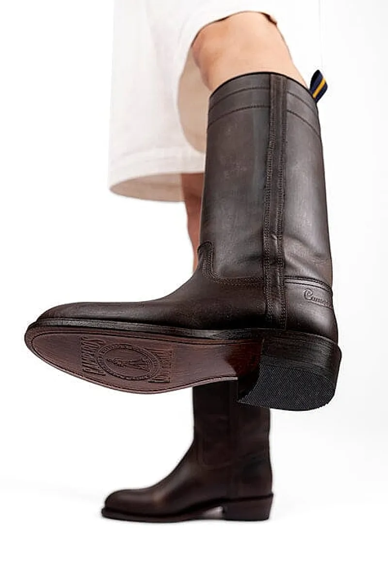 CAMPEROS - Stivali - Texano - 100 Army - Moka<Collezione Scarpe Donna Texani