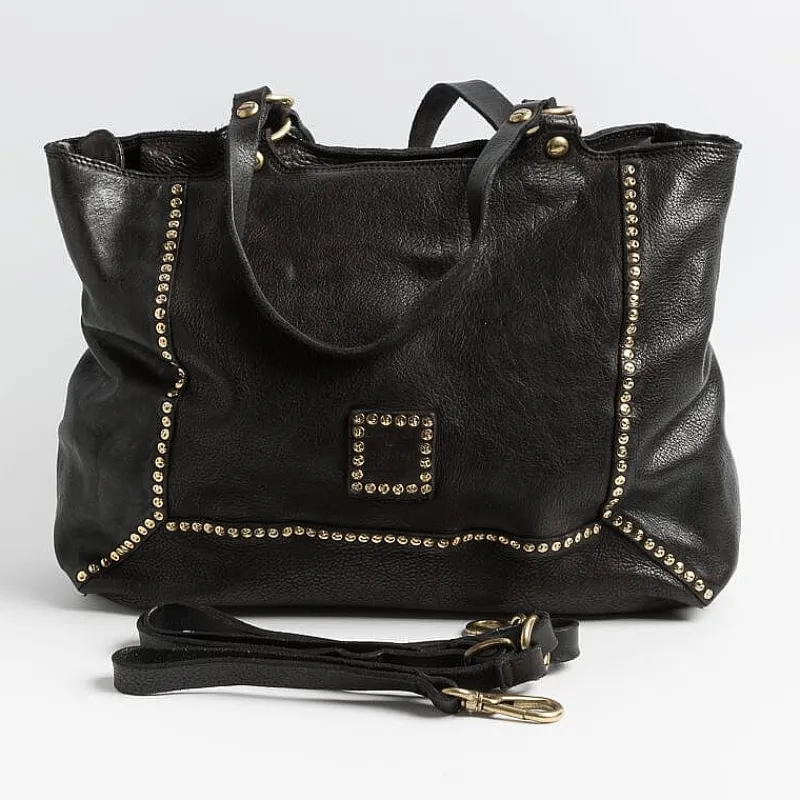 Campomaggi - Borsa A Spalla - 36200 - Nero<Collezione Borse Donna Borse A Tracolla
