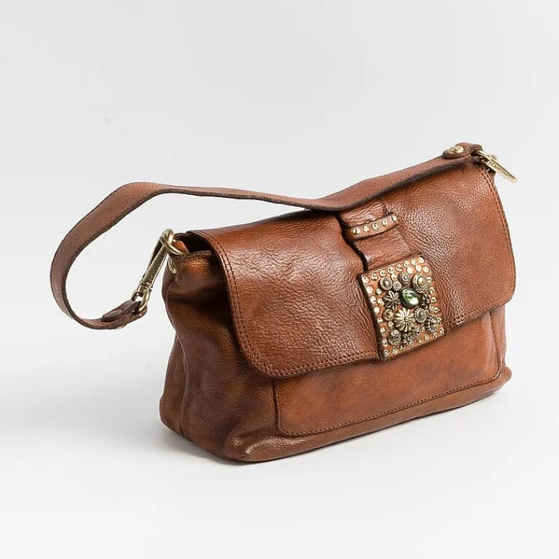Campomaggi - Borsa A Spalla - 35860 - Cognac<Collezione Borse Donna Borse A Tracolla
