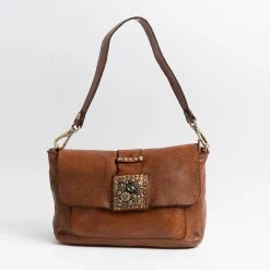 Campomaggi - Borsa A Spalla - 35860 - Cognac<Collezione Borse Donna Borse A Tracolla