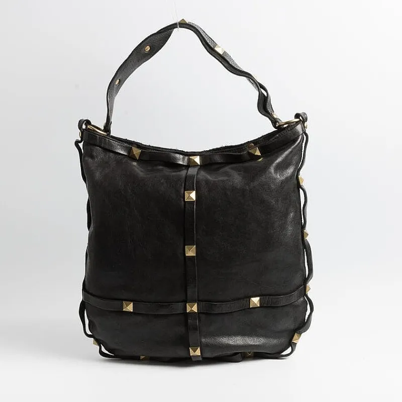 Campomaggi - Borsa A Spalla - 35990 - Nero<Collezione Borse Donna Borse A Spalla