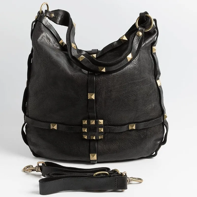 Campomaggi - Borsa A Spalla - 35990 - Nero<Collezione Borse Donna Borse A Tracolla