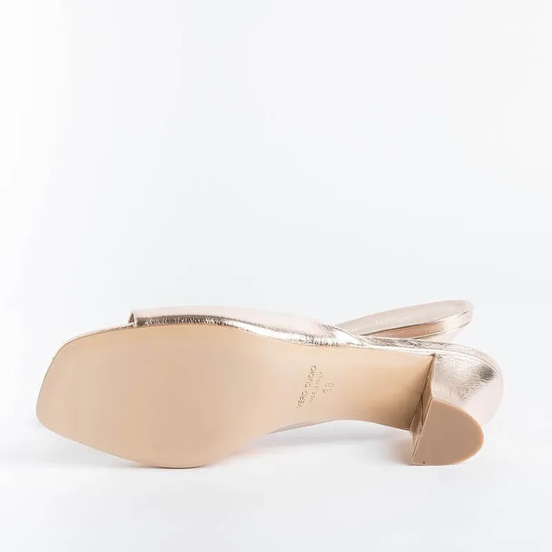CAPPELLETTO 1948 - Mules - Elise4 - Laminato Champagne<Collezione Scarpe Donna Mules