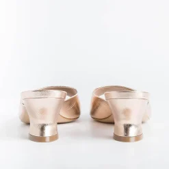 CAPPELLETTO 1948 - Mules - Elise4 - Laminato Champagne<Collezione Scarpe Donna Mules