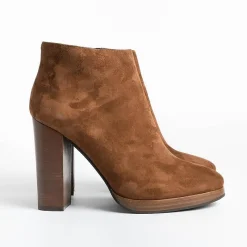 CAPPELLETTO 1948 - Stivaletto Viki2 Elisa - Camoscio Castagno<Collezione Scarpe Donna Stivaletti