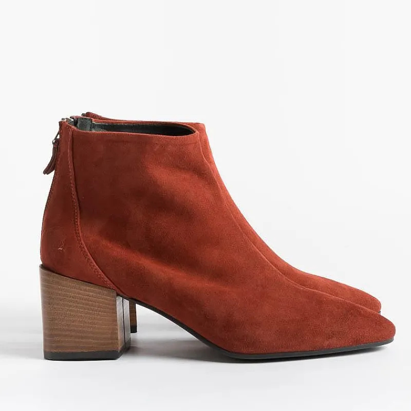CAPPELLETTO 1948 - Stivaletto Lara3 - Camoscio Mattone<Collezione Scarpe Donna Stivaletti