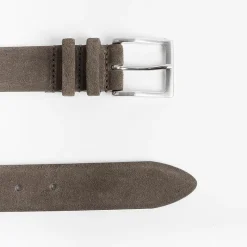 CAPPELLETTO 1948 - Collezione Uomo Cappellettoshop - Cintura - Camoscio Alaska - Testa Di Moro<Collezione Accessori Uomo Cinture