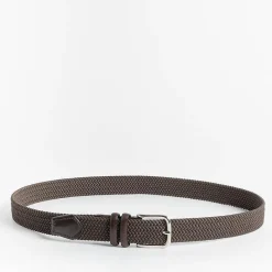 CAPPELLETTO 1948 - Collezione Uomo Cappellettoshop - Cintura In Tessuto Elasticizzato - Marrone<Collezione Accessori Uomo Cinture