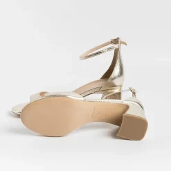 CAPPELLETTO 1948 Cappellettoshop - Sandali Con Tacco - Aleta 4 - Laminato Platino<Collezione Scarpe Donna Sposa