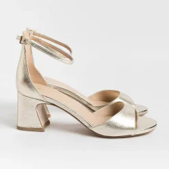 CAPPELLETTO 1948 Cappellettoshop - Sandali Con Tacco - Aleta 4 - Laminato Platino<Collezione Scarpe Donna Sposa