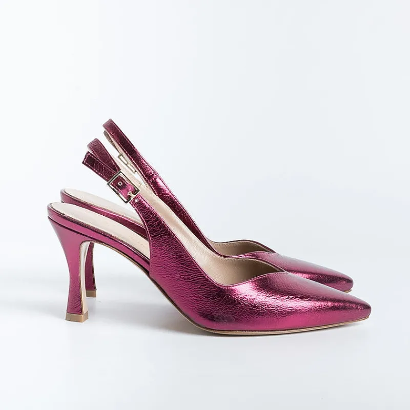 CAPPELLETTO 1948 Cappellettoshop - Sling Back Mirna2- Nappa Fucsia<Collezione Scarpe Donna Sling Back