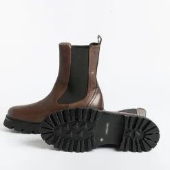 CAPPELLETTO 1948 Cappellettoshop - Stivaletto - Gange S3501 - Pelle Cacaoc<Collezione Scarpe Donna Stivaletti