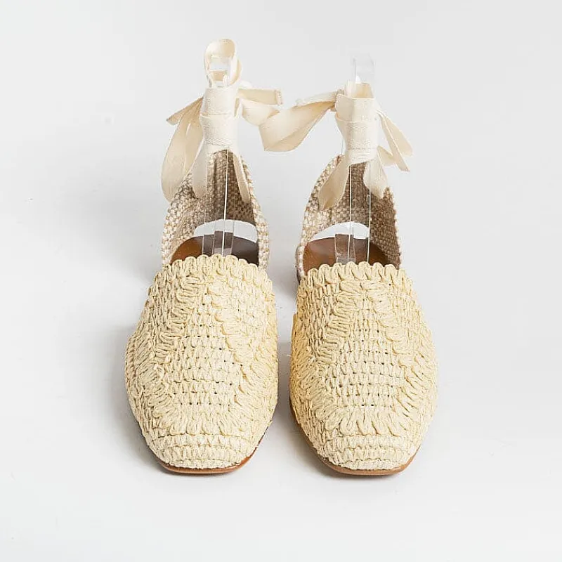 CASTAÑER Castaner - Ballerina - Grana - Naturale<Collezione Scarpe Donna Ballerine