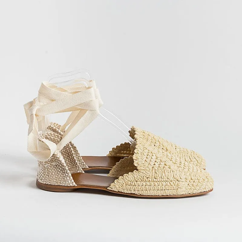 CASTAÑER Castaner - Ballerina - Grana - Naturale<Collezione Scarpe Donna Ballerine